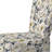 White Poppies Floral Tranquility - Upholstered Farmhouse Side Chair, Rustic Floral Accent Chair
