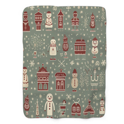 Frosty Snowman - 1 Piece Premium Blanket