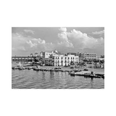 1930S-1940S View from the Bay Havana Cuba 1 Piece Wrapped Canvas Wall Art