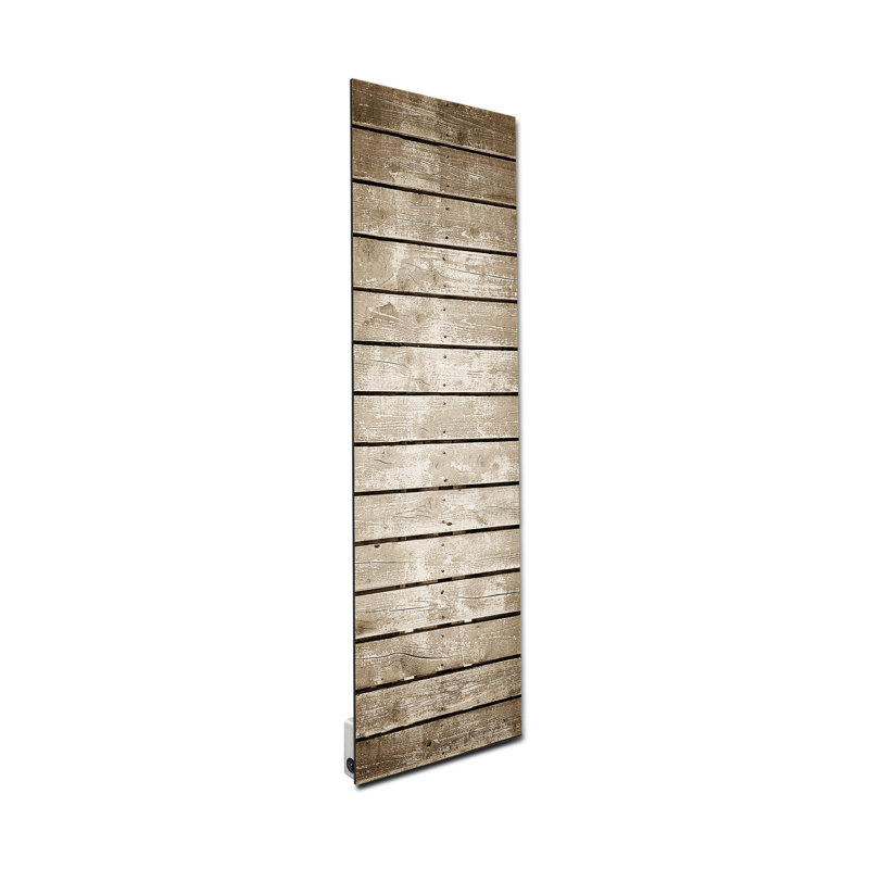 Brown Radiant Wall Mounted Glass Heater Panel, 16x48 inches