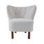 White teddy Sherpa Accent Chair