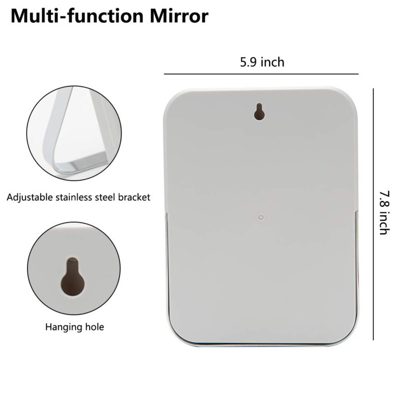 Miroir de maquillage de table avec miroir et miroir de maquillage