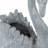 16.5x9x15.5" Mgo Swan Planter