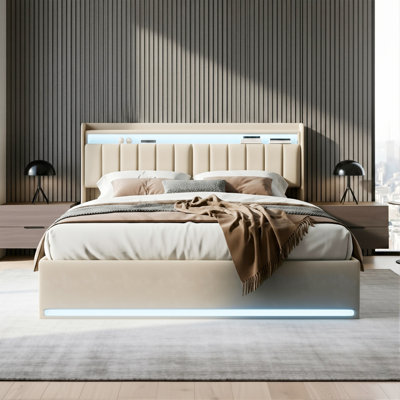 Upholstered Ottoman Bed
