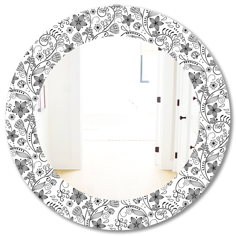 Miroir mural Texture in a Flower, H 31,5 po x l po