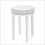 Table de déjeuner ronde à miroir