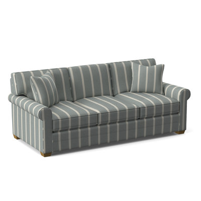 Bedford 86" Rolled Arm Sofa with Reversible Cushions by Braxton Culler