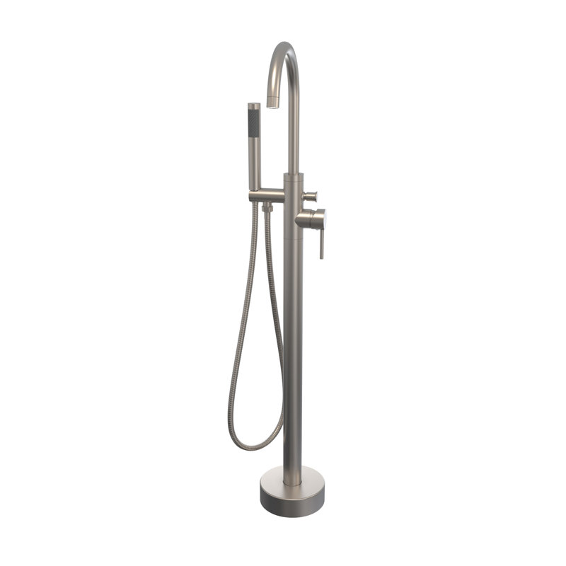 Havana Bathroom Tub Filler with Handshower, Brushed Nickel