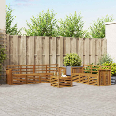 249cm Wide Patio Sectional Set