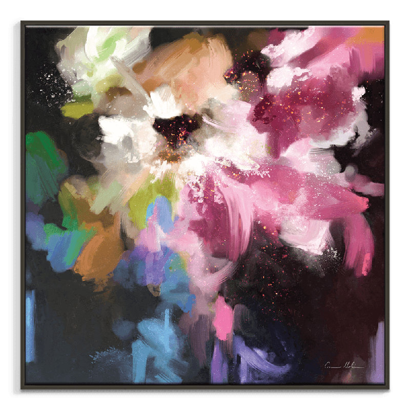 Coral Sea No.1 | Corinne Melanie | by Rosalind Wheeler, Black Floater Framed, 69cm H x 69cm W x 8cm D