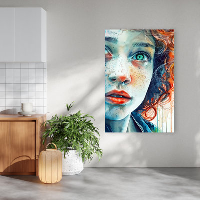 Portrait Anna Contemporary Ethereal Abstract Portrait Wall Art