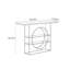 Console en acrylique transparent bleu-133386595