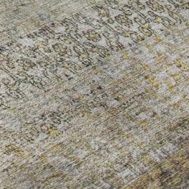 Tapis de qualité supérieure lavable à la machine Jacoby AMF1173 Global, Rectangle 10 pi x 14 pi