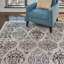 Tapis gris / turquoise Isabella Annet-281761558