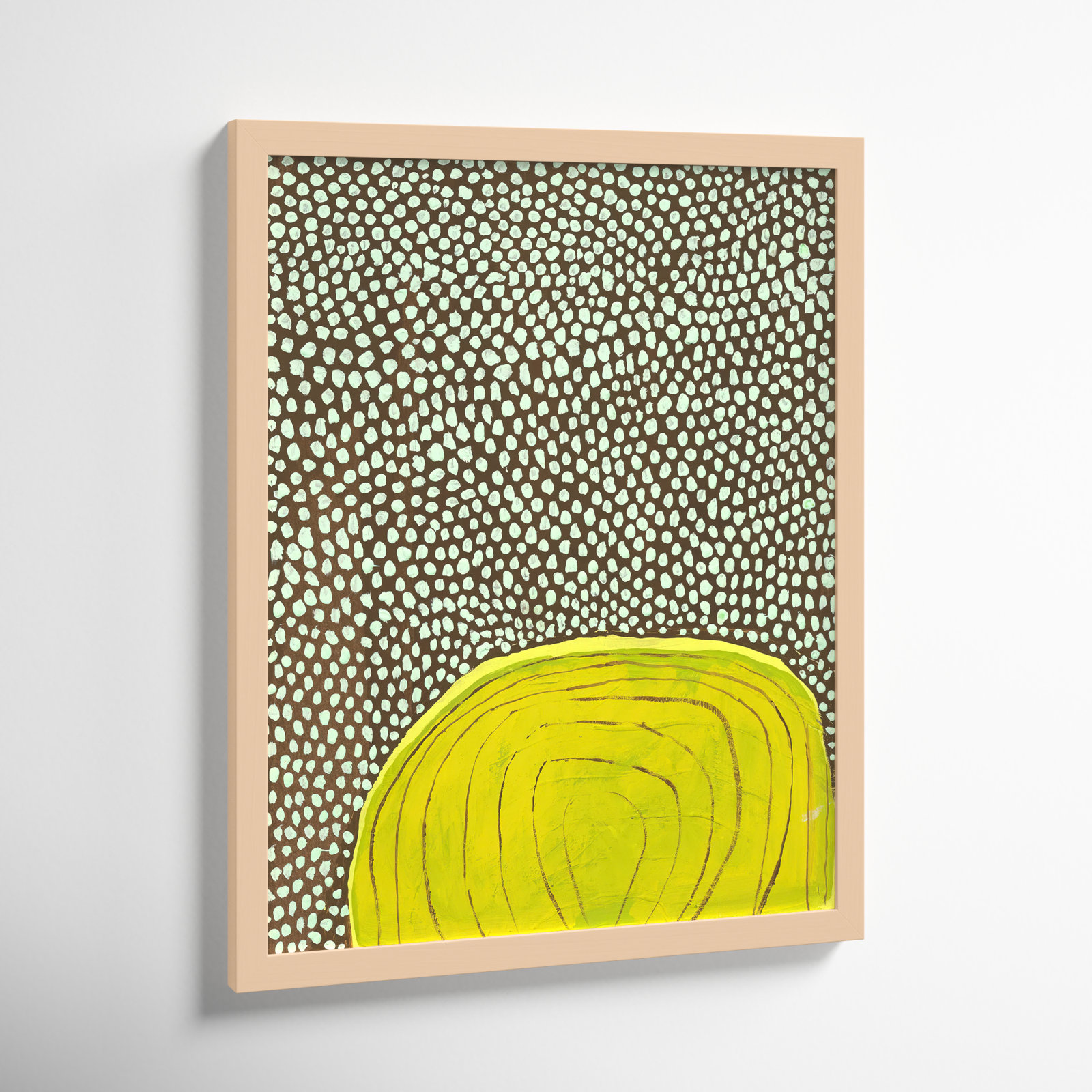 Bassel "Starscape 3" Print by Andrea Stokes, Maple, 30" H x 24" W
