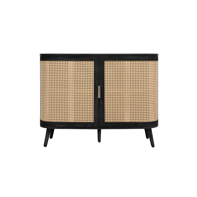 Amandev 1 Piece Bedroom Set, Black