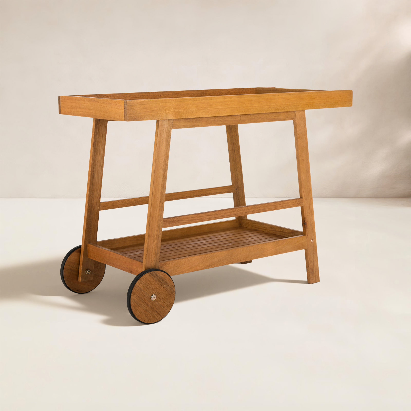 Terrace Bar Cart, Natural
