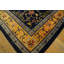 Rectangle 1920s Antique Wool Blue Hand Knotted Pile Large Rug