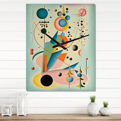 Horloge murale moderne surdimensionnée ludique et imaginaire Playful