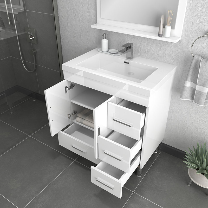 Almando Modern 30" Single Bathroom Vanity Set