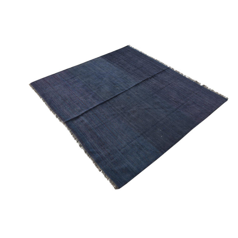 4 Ft Rectangle Ponce Navy Blue Rug
