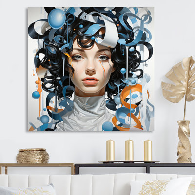 Art abstrait sur toile, Portrait de surréalisme II