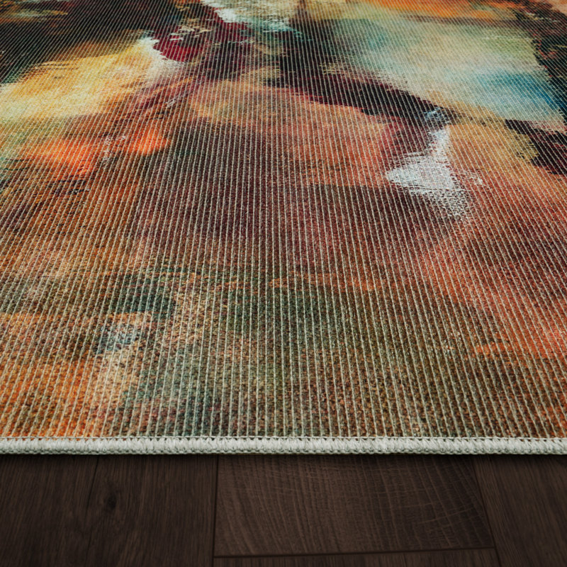 Barada Abstract Area Rug, Rectangle 60 x 100cm
