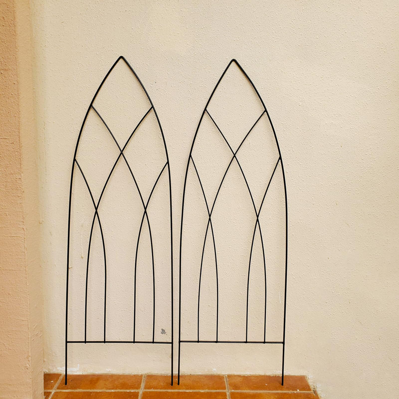 115cm H x 38cm W Metal Trellis
