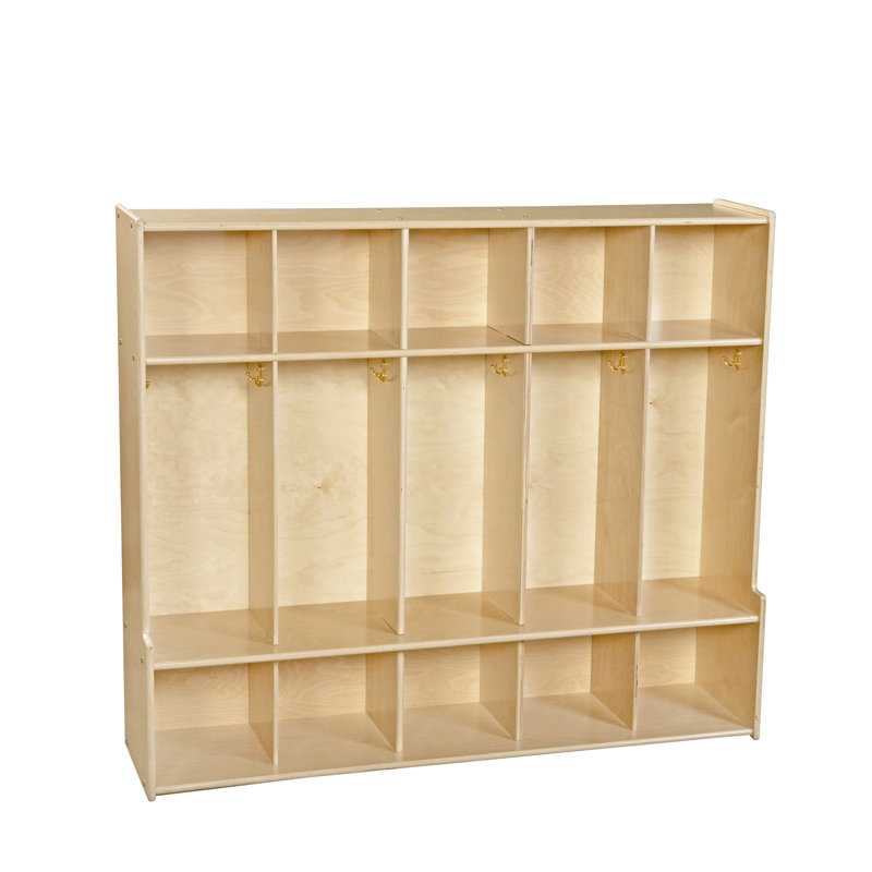 Contender 5 Section Seat Locker, No, 46.75" H x 46.75" W x 14" D
