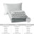 Cooling Technology 5-Piece Bed in a Bag-122915810-122915813