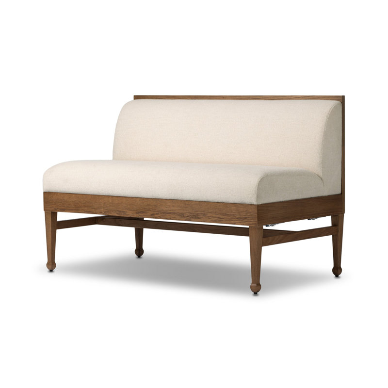 Banc de salle à manger Ripley - 49 po - Crypton Wayfarer Snow, H 32 po x l 49 po x P 26,5 po