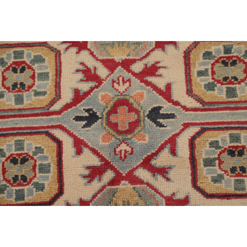 Tapis oriental géométrique Kazak 9 x 12