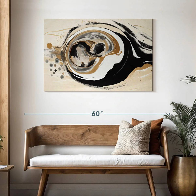 Avery Neutral Abstract Enclosure, 30" H x 45" W