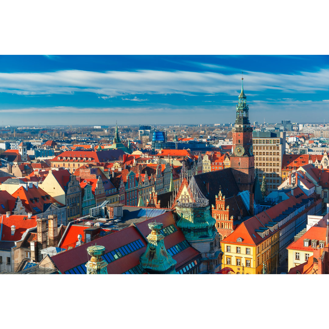 Wroclaw In The Morning von Kavalenkava Volha - Leinwanddrucke