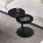 Walnut Wood Round 2 Tier End Side Table With Rotable Function