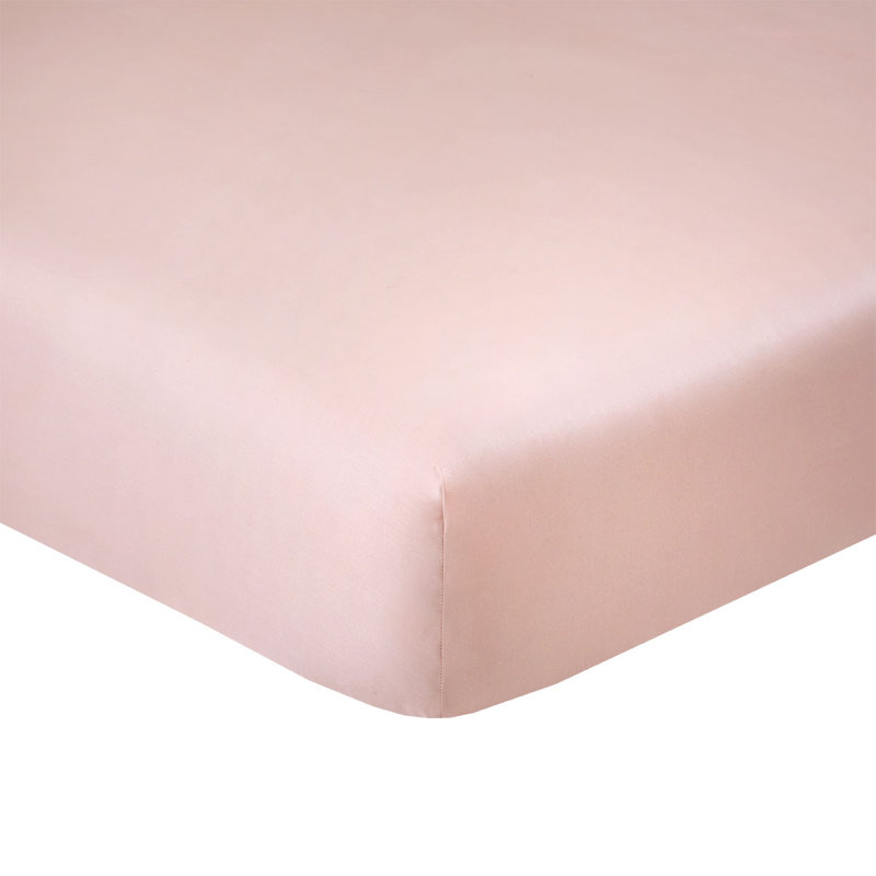 Triomphe Fitted Sheet, Nacre, Queen Fitted Sheet