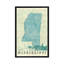 «Mississippi Map», impression sur toile-72301680-72301679-72301685