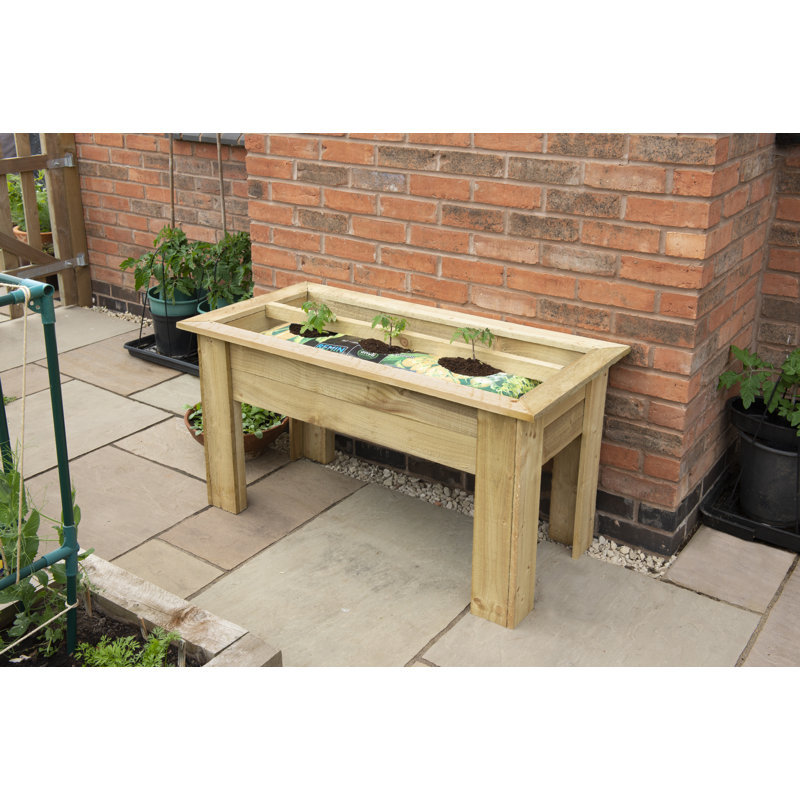 Wood Elevated Planter