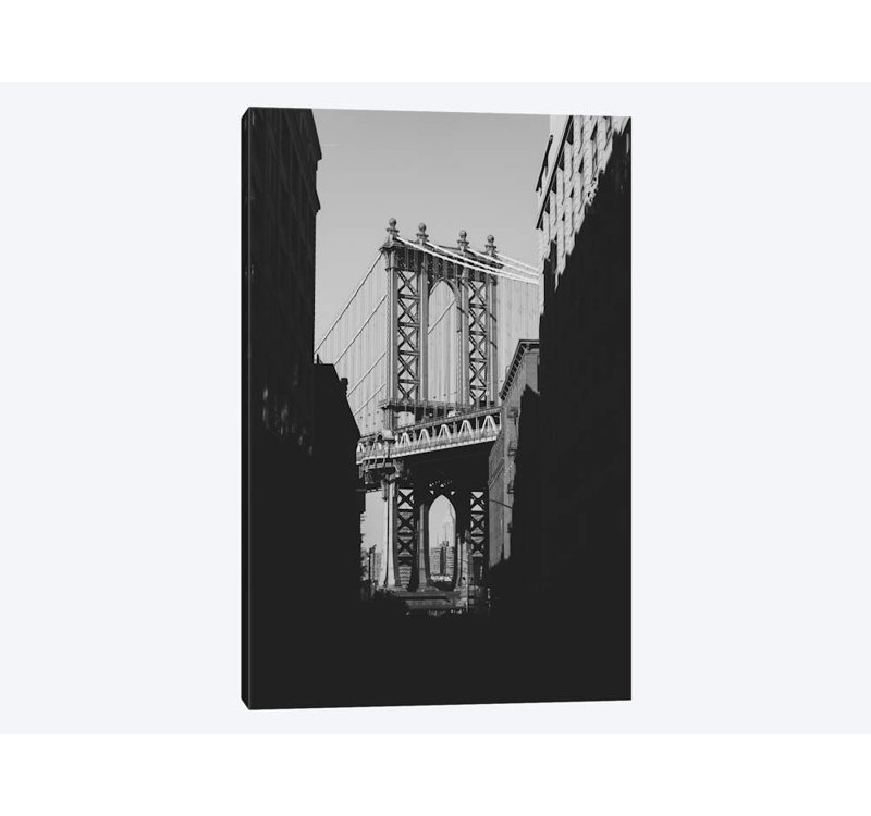 «Brooklyn Bridge, NYC» par Luke Anthony Gram, impression sur toile tendue, H 40 po x l 26 po x P 1,5 po, Toile tendue