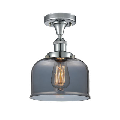 Glass Semi Flush Mount