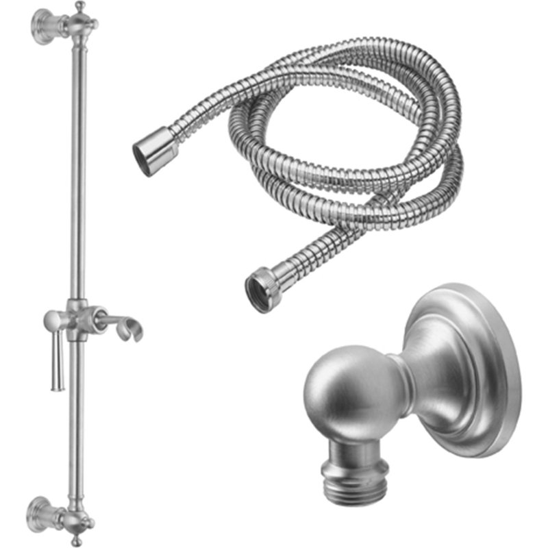 Miramar 2.0 GPM Styletherm 0.5" Thermostatic Shower System with Handshower Slide Bar, Satin Nickel