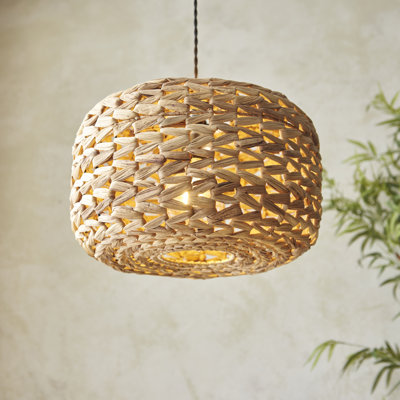 Toca Pendant light Lamp Shade finished in Natural