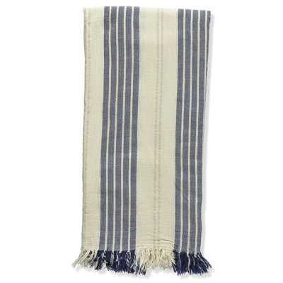 Green Newport Stripe Turkish Cotton Towel