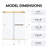 56” - 60" W x 77” H Double Sliding Frameless Glass Shower Doors |3/8" (10 mm) Thickened Clear Tempered Glass | Easy Clean Coating | Durable Stainless-Steel Hardware | Leak-Proof Precision-132127822-132268899