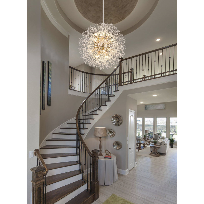 16 - Light Chandelier, Gold