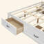 Lit plateforme avec 6 tiroirs de rangement-201442292-201442289