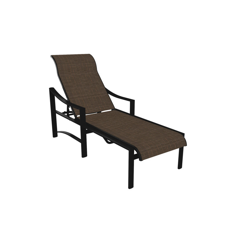 Kenzo Outdoor Chaise Lounge, Obsidian, Mia II