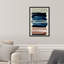 «Blue Naturals», reproduction d'art sur toile encadrée bleue et noire -66777352-69850840-119399932