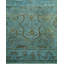 Tapis bleu noué à la main de conception unique Holsworth - bleu