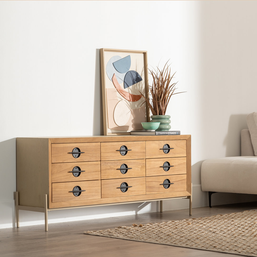 Sideboard Najai aus Massivholz 148 cm